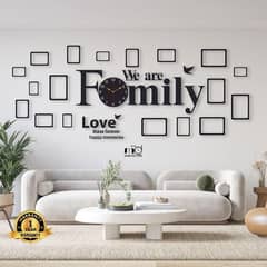 Family Wall Hanging with Frame 0