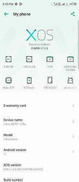 Infinix Note 10 Pro 8/128 official PTA Approved 3