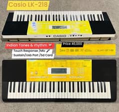 Casio LK-218 keys with indian tones & Rhythm