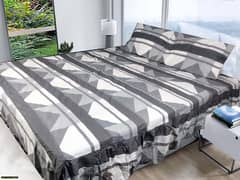 3 pices double bedsheets cotton