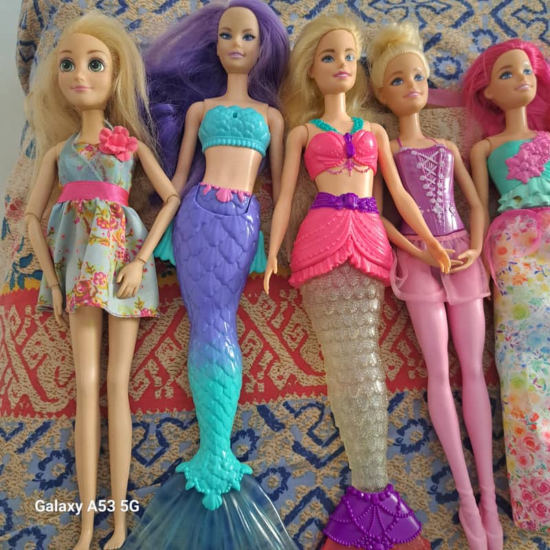 Orignal barbie and disney dolls 1