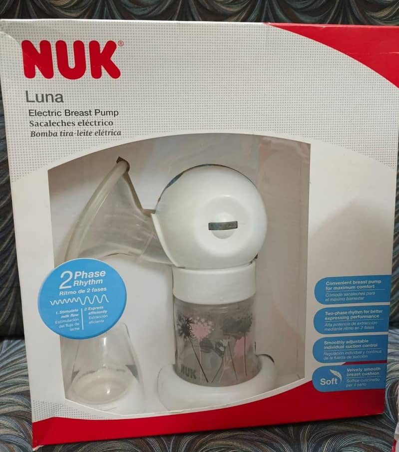 NUK Single Electric Breast Pump 2 Phase Fresh Box Set 0