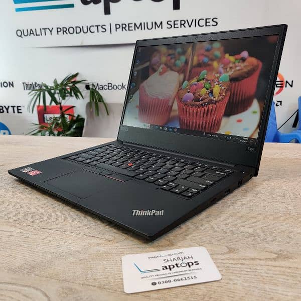 Lenovo Thinkpad E495, Ryzen 7 8th Gen,2GB GPU 8/256NvMe, FHD Display. 4