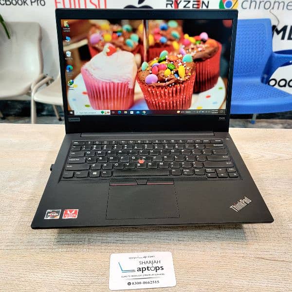 Lenovo Thinkpad E495, Ryzen 7 8th Gen,2GB GPU 8/256NvMe, FHD Display. 8