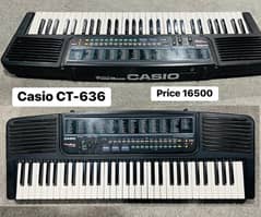 Casio Ct-636 Keyboard piano we have Yamaha Casio Korg Roland 0