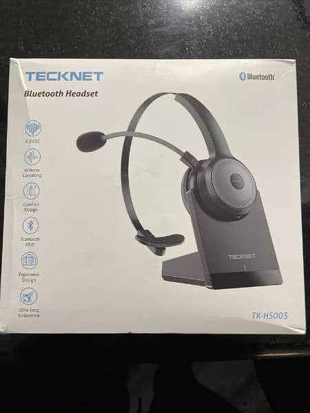 TECKNET Bluetooth Wireless Headphones Microphones noice cancelling 7