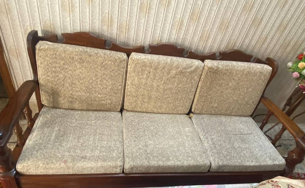 Wooden Sofa 5 seater 2