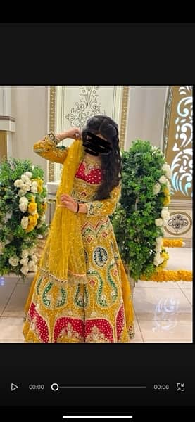 one time worn mehndi lehenga 0