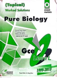 CAIE O level Biology topical past papers. 0