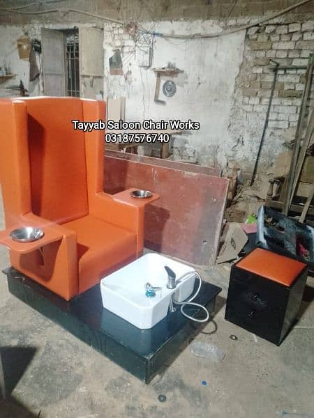 Saloon Chair/Parlour Chair/Hair Wash Unit/Pedicure/Facial Bed/Barber 16