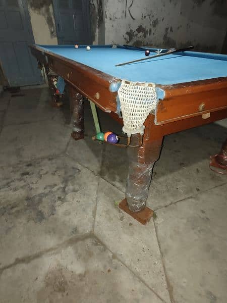 Snooker Table for sale 5 by 10 fiiting b krwa du ga  read full add 1