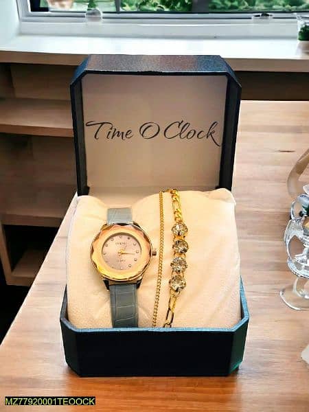 ladies Elegant Watch with Bracelet 2