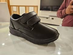 PU boys School Shoes