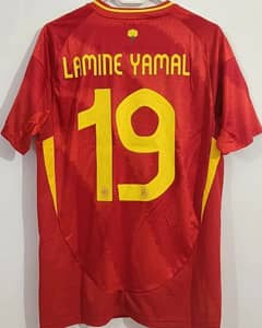 fan version lamine Yamal spain jersey with patches