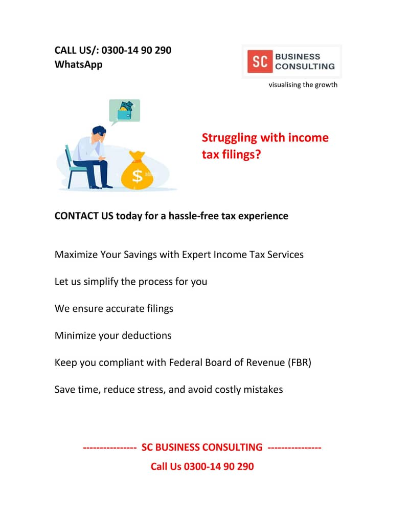 Are you struggling with income tax filing? 0300-1490290 0