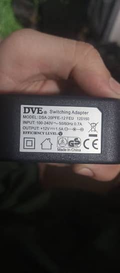 12 volt 1.5 ampear modeam adapter