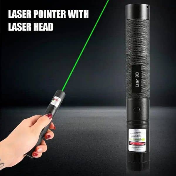 Rechargeable Green Beam Flashlight Long  Range For Presentation. 2