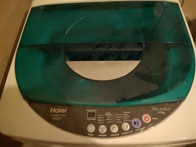 Haier automatic washing machine 8.5 kg  in excellent condition 1