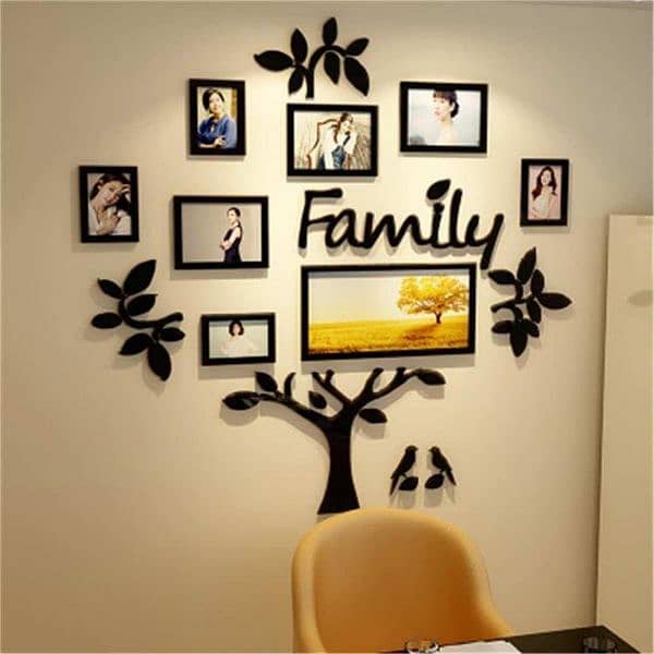 Tree wall art faimly photo Frame 1