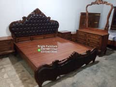 Wooden bed set design 0