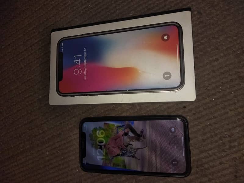 Iphone X 256 GB PTA Approved with Box 5