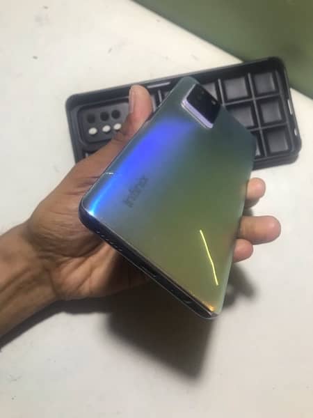 Infinix note 10 pro 8-256 gb with box condition pics mn dekh len 4