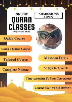 online Quran classes available with good tajweed