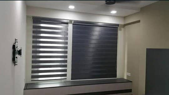 Roller blinds 03212913697 Zaibra Vertical Mini Wood blinds 1