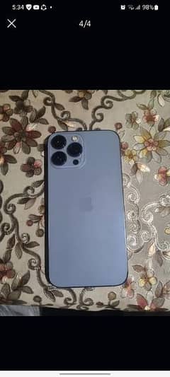 I PHONE 13 PRO MAX 128 GB JV BATTREY HEALTH 88 BLUE COLER URGENT SALE 0