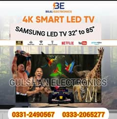 SAMSUNG 55 65 INCHES SMART LED TV HD FHD 4K HDR (Delivery available)