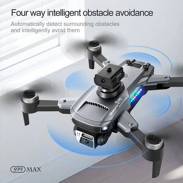 S99MAX Double Camera Foldable Drone Brushless Motors Drones 5