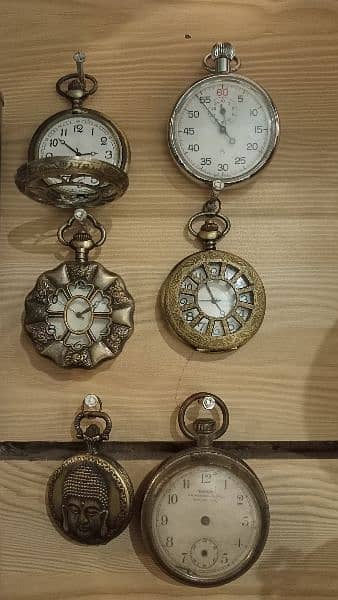 Original branded watches and pocket watches. New and used. 19