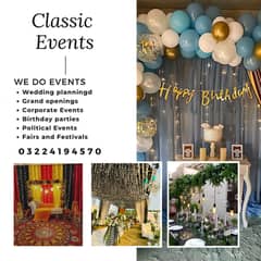 Birthdays Decor , weddings, Bridal showers & Corporate Event Planner