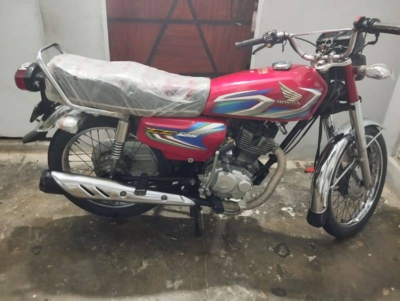 honda cg125 red color 6