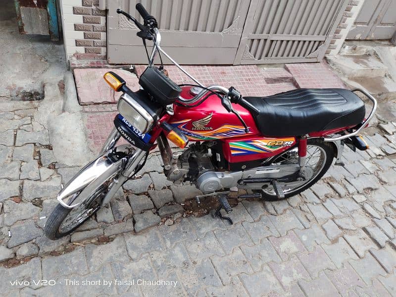 Honda CD 70 in good working condition 2020 model 2