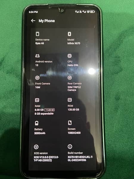 infinix note 12  g96 with original box charger 1