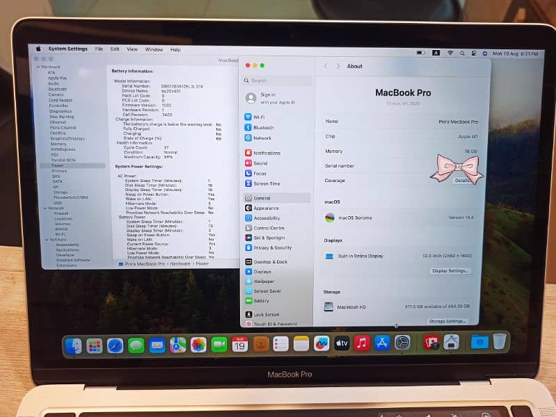 Macbook Pro M1 16GB 512GB 2020 | 13 inches 5