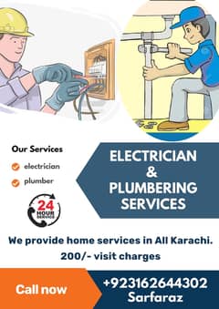 Electrician / Plumber / Electrician, Plumbering and Geyser Services |