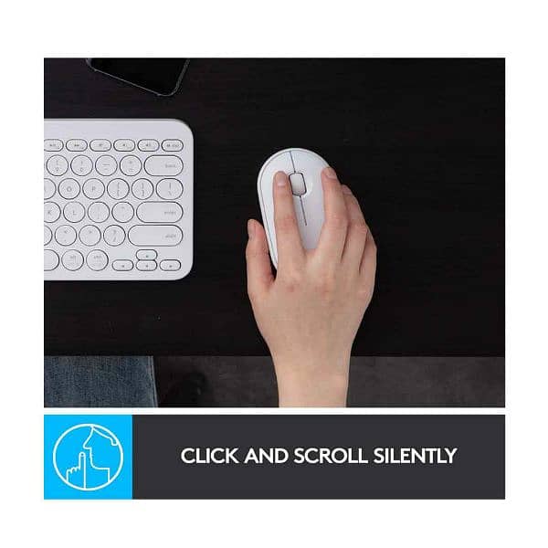 Logitech pebble M350 white color mouse 1