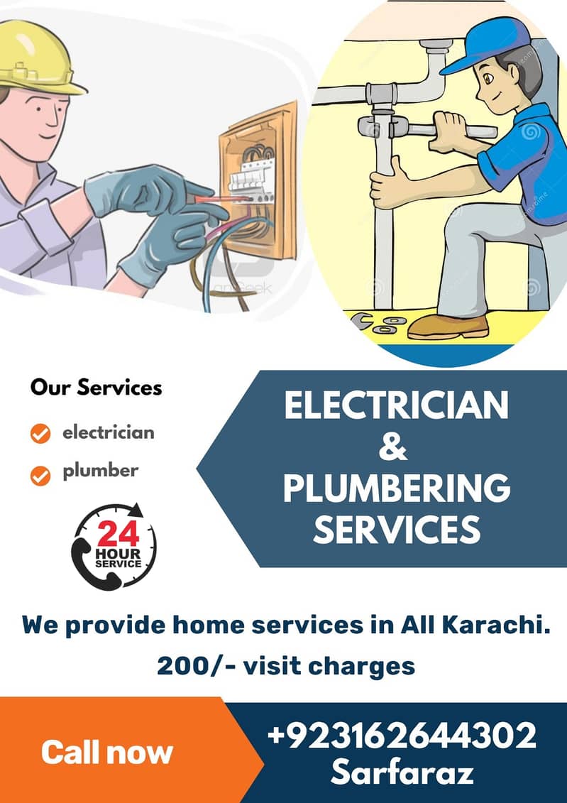 Electrician / Plumber / Electrician, Plumbering and Geyser Services | 0