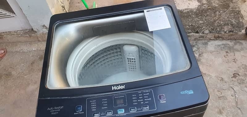 haier fully automatic machine 15kg model number HWM 150 - 826 0