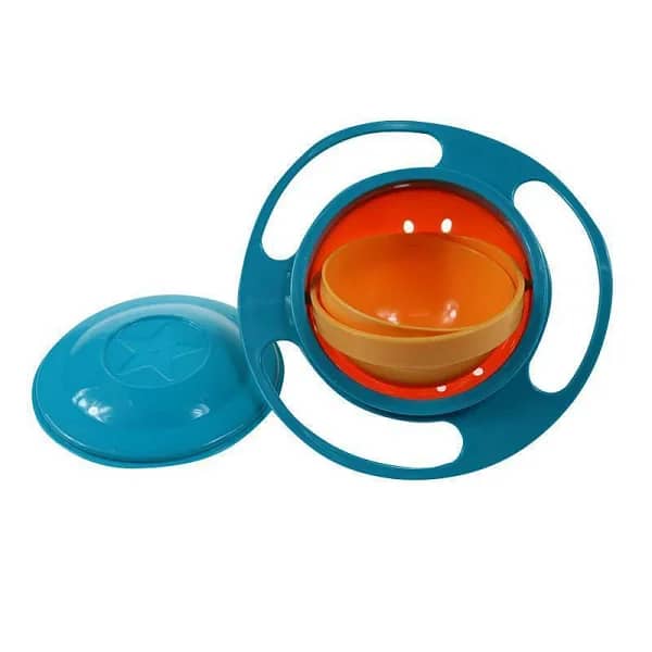 360 Degree Gyro Bowl For Feeding Baby Kids 7