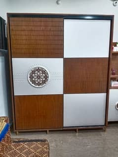 chinoti Akhroti wood with sliding wardrobe PvC pasting