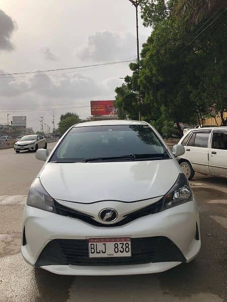 Available vitz 2014 new shape spider pearl white color 4