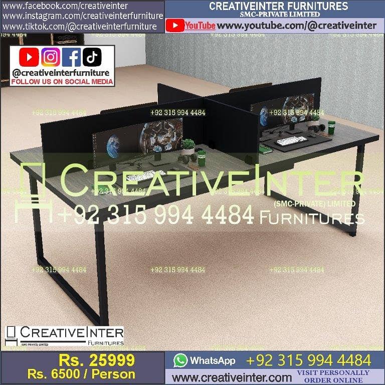 Office table Workstation Executive Desk Working Chair Sofa Furniture 7