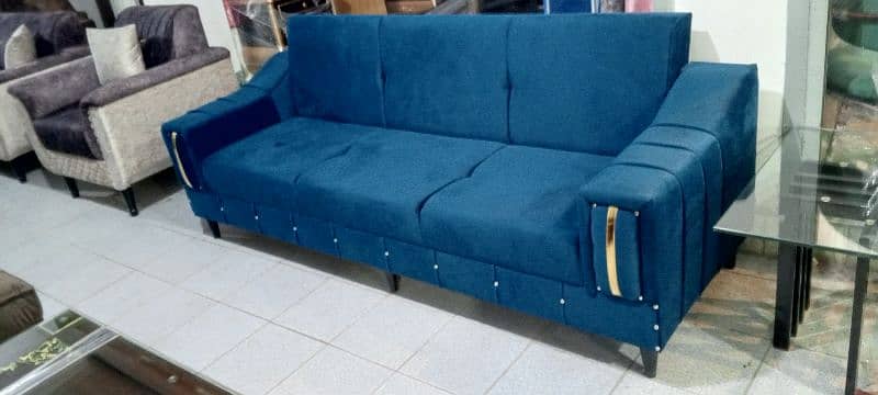 Sofa Cum Bed | New Design full size Three Seater. 1