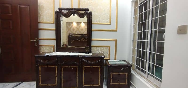 King size bed with dressing table and two side tables for sale 2