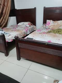 2 Single bed With 3 single sofa 0