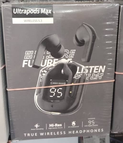 ultra pods max TWS 5.3, earbuds,airpods 1