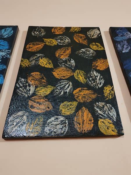 Canvas Leaf painting 2